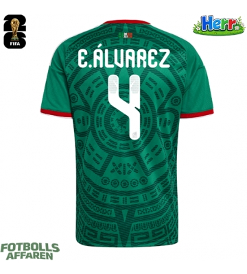 Mexiko Edson Alvarez #4 Hemmatröja VM 2026 Kortärmad